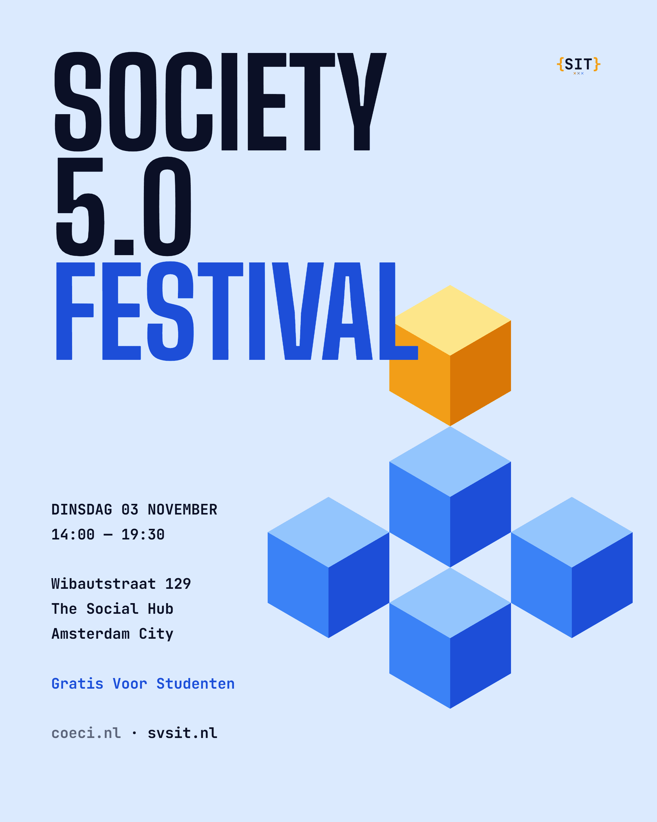 Poster van Society 5.0 Festival