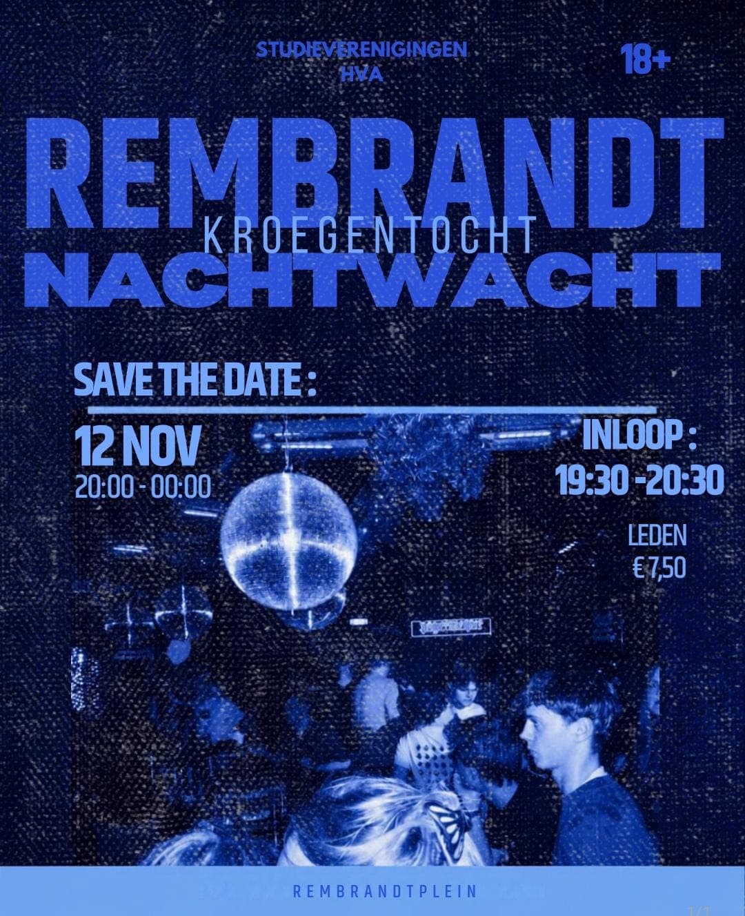 Poster van Kroegentocht: Rembrandtplein
